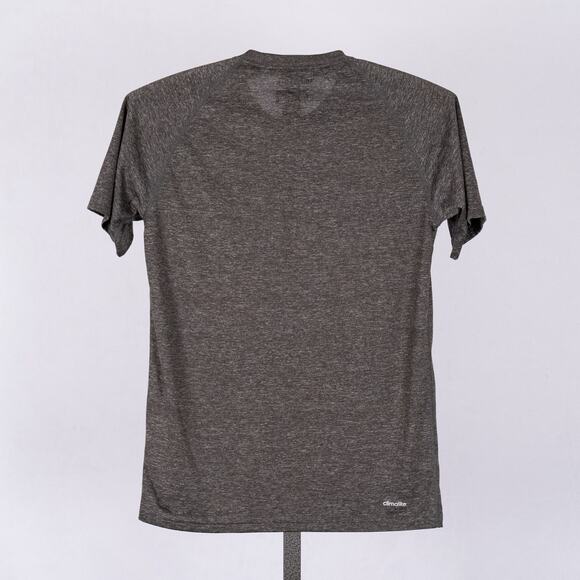 Adidas Short Sleeve Climalite Ultimate Tee Men's Size SMALL Heathered Gray - Picture 3 of 5